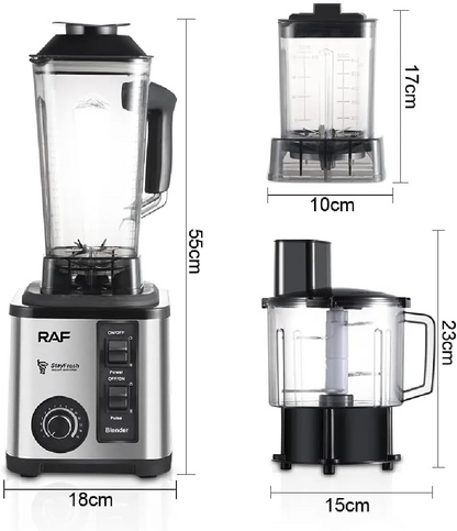 RAF 2600W  Electric Blender + Chopper 3-in-1 R2865