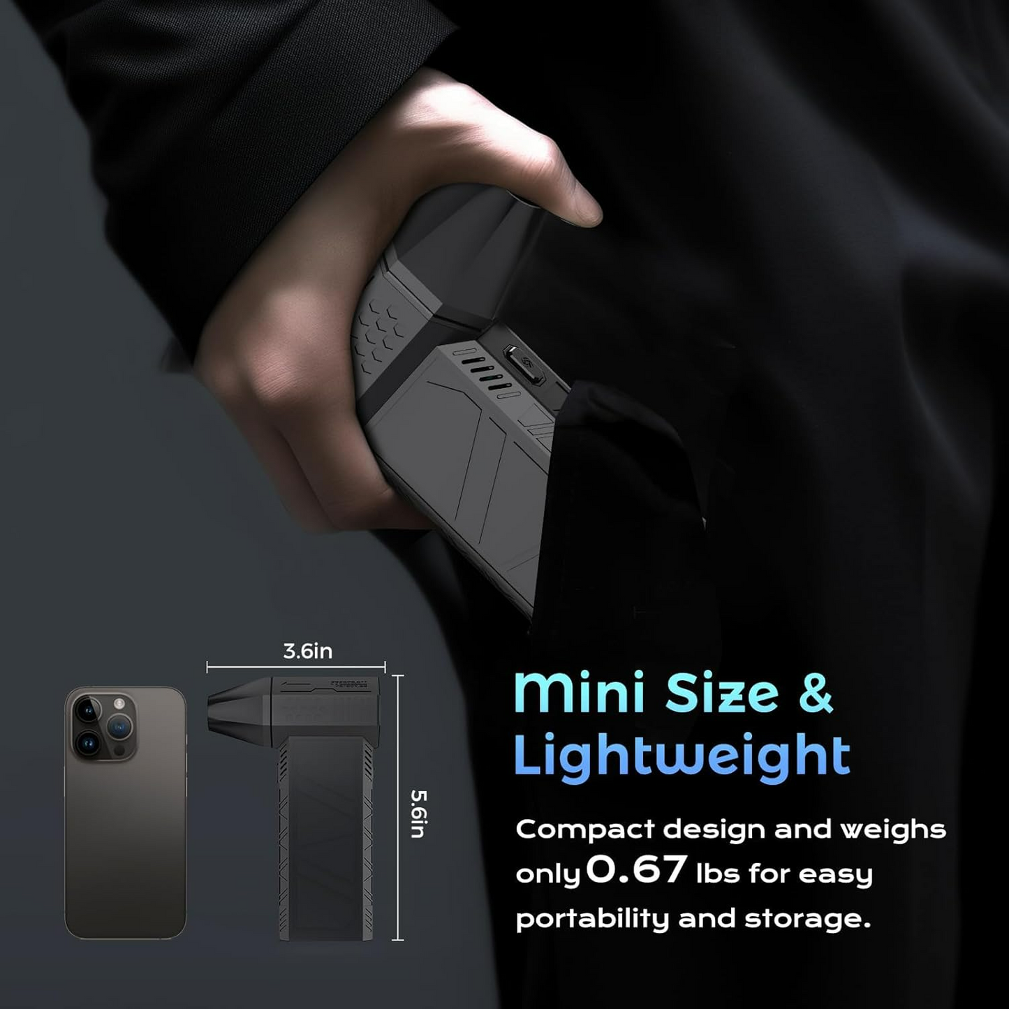 Pocket Turbo Jet Fan Blower