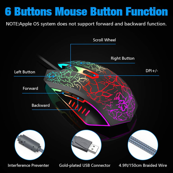 MEETION M930 Gaming Mouse Wired With RGB Chroma Backlit