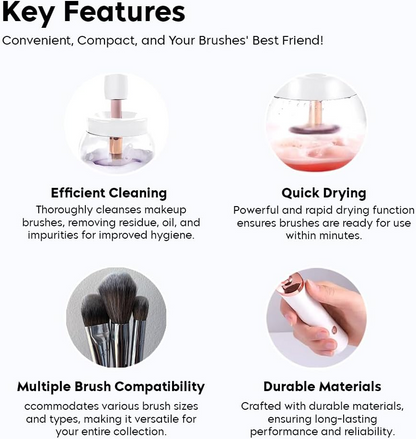 Makeup Brush Cleanser: Cleans All Brush Types & Sizes