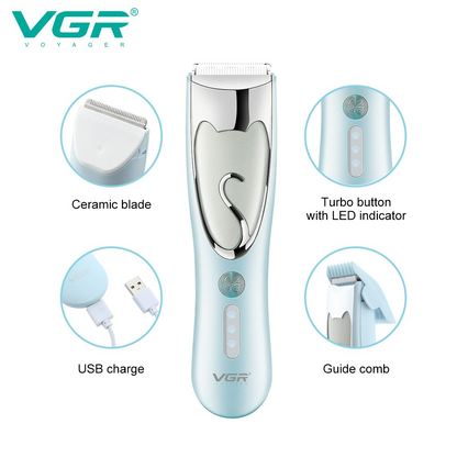 VGR V203 Cordless Dog Clippers Waterproof