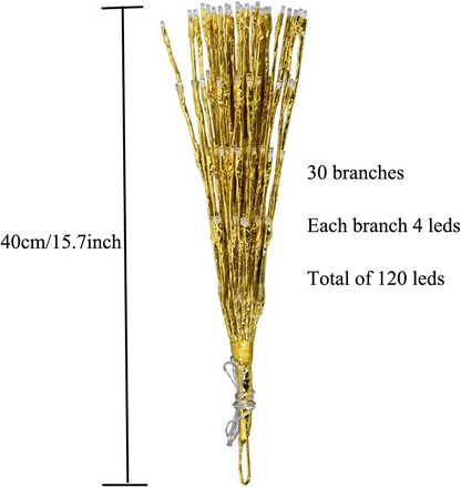 Christmas Starburst Light Lighted Ball 120 LED Firework Lights Twinkle Hanging Ball