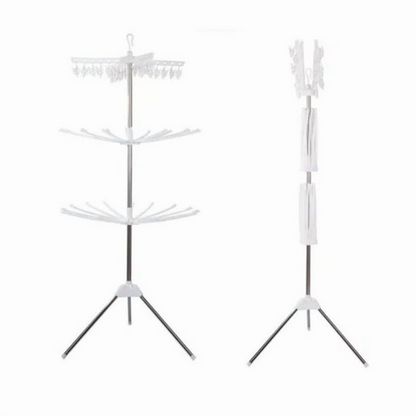 Vertical Rotating Clothesline 3 Levels 24 Pins