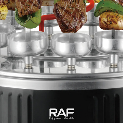 RAF Multifunctional Electric Grill Vertical Portable Rotating Barbecue 1500W R8628