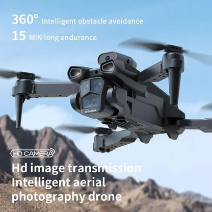 Drone With Dual Camera Wide Angle Optical Flow Quadcopter