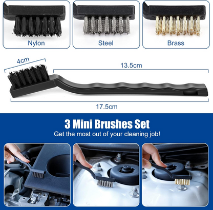 25PCS Professional Car Cleaning Kit – Interior & Exterior Cleaning Set