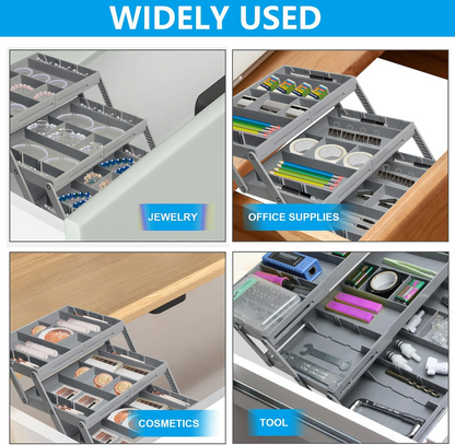 Expandable Multi Layer Storage Tray