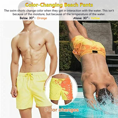Color Changing Swimming Trunks for Men