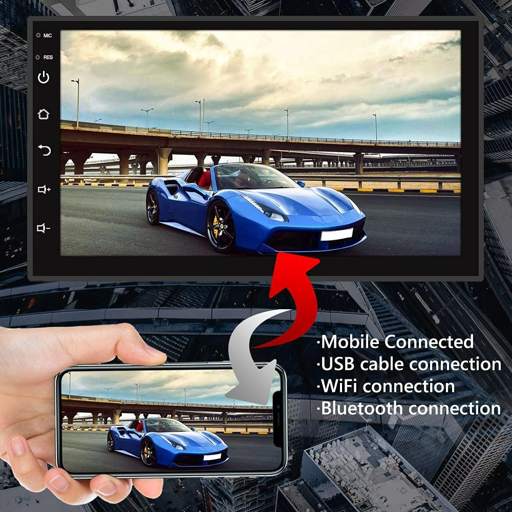 Car Android Screen Stereo 2 Din 7-Inch Monitor