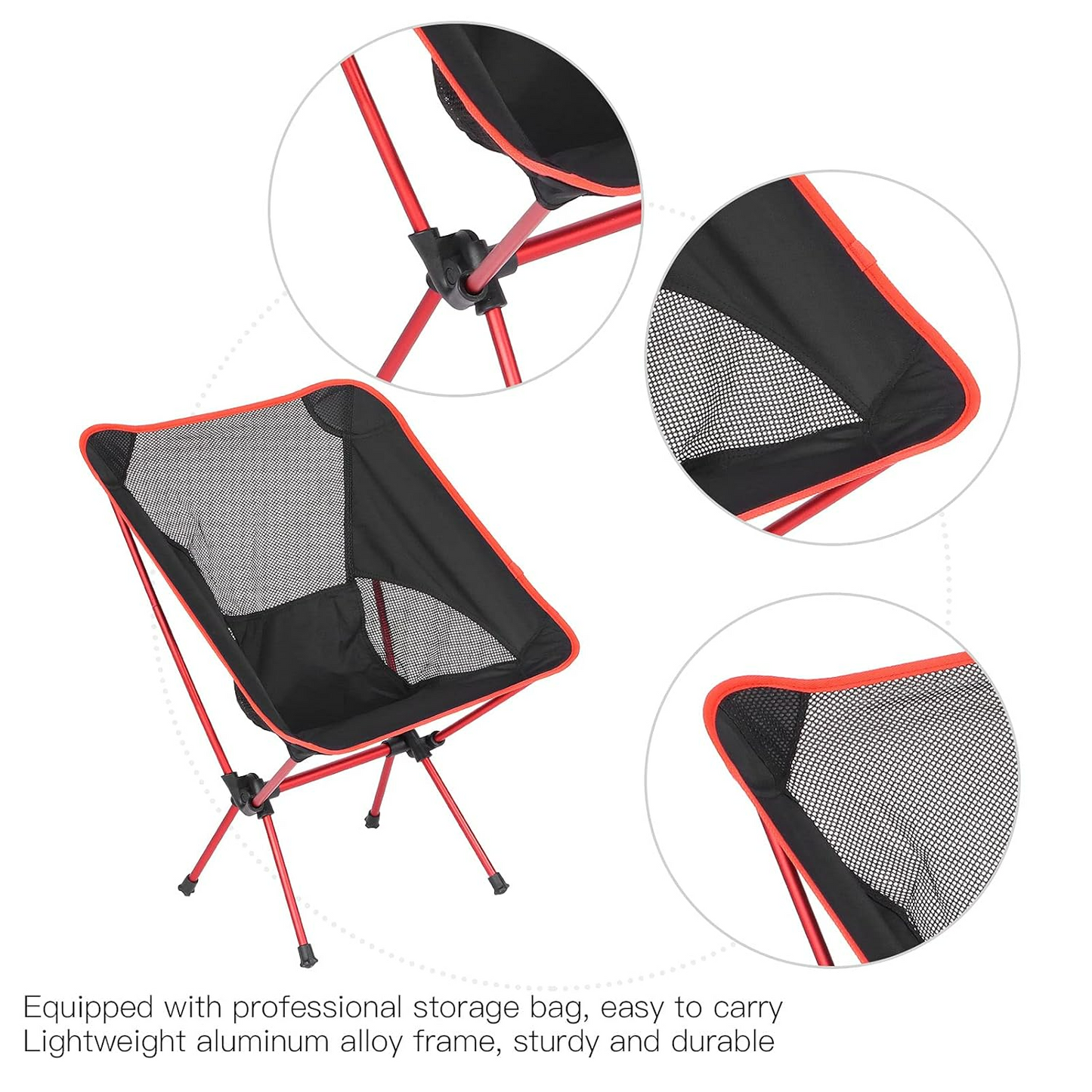 Folding Camping Chair – Portable Foldable Outdoor Seat
