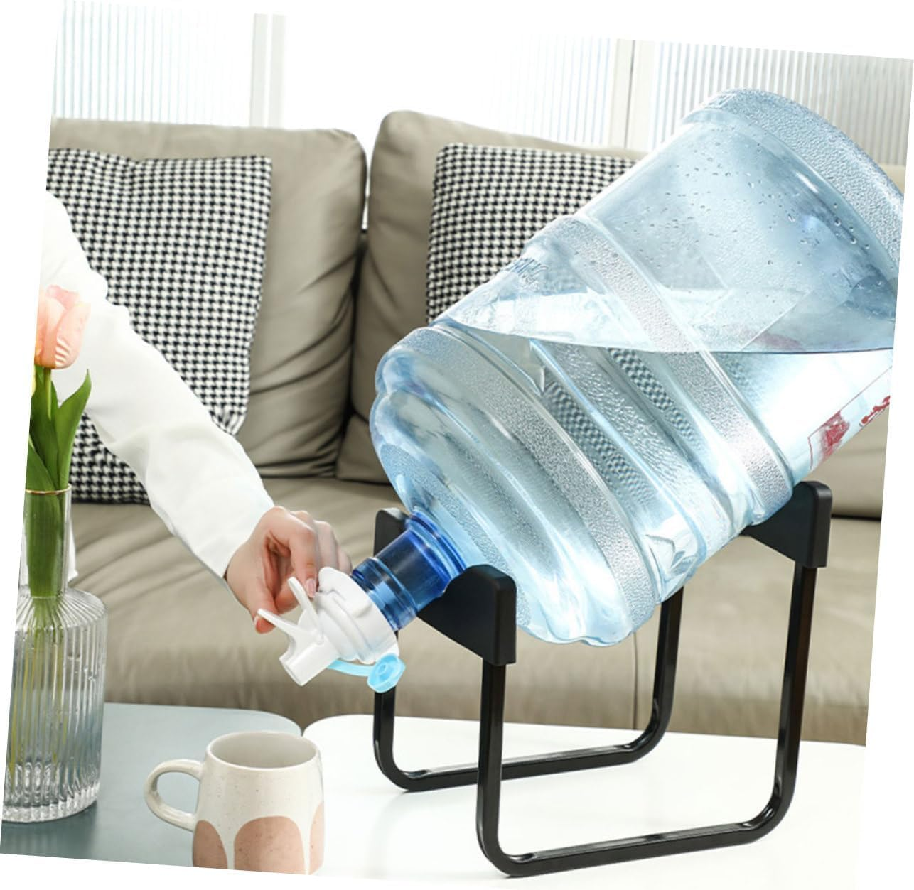 Portable Water Gallon Stand with Faucet