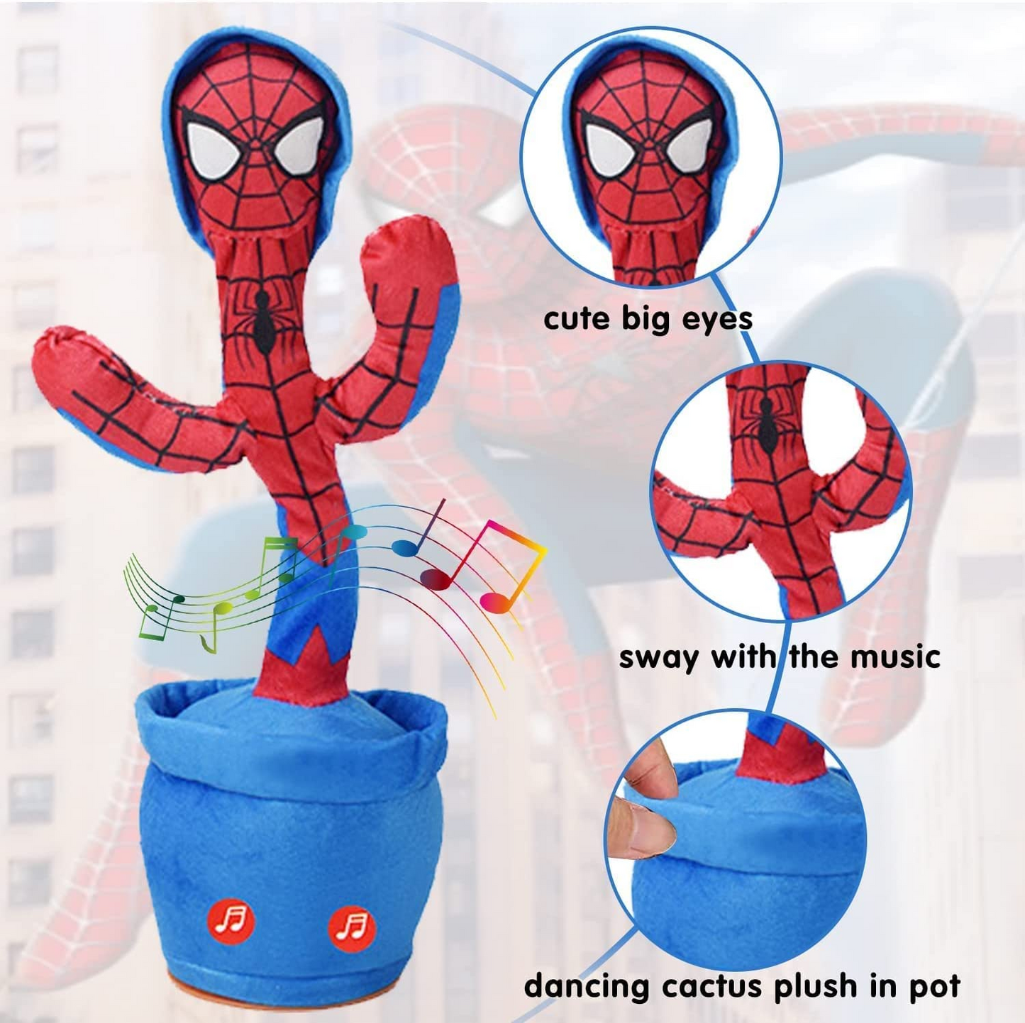 Dancing Talking Plush Toy , cactus talking toy