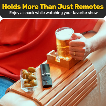 Bamboo Couch Arm Tray