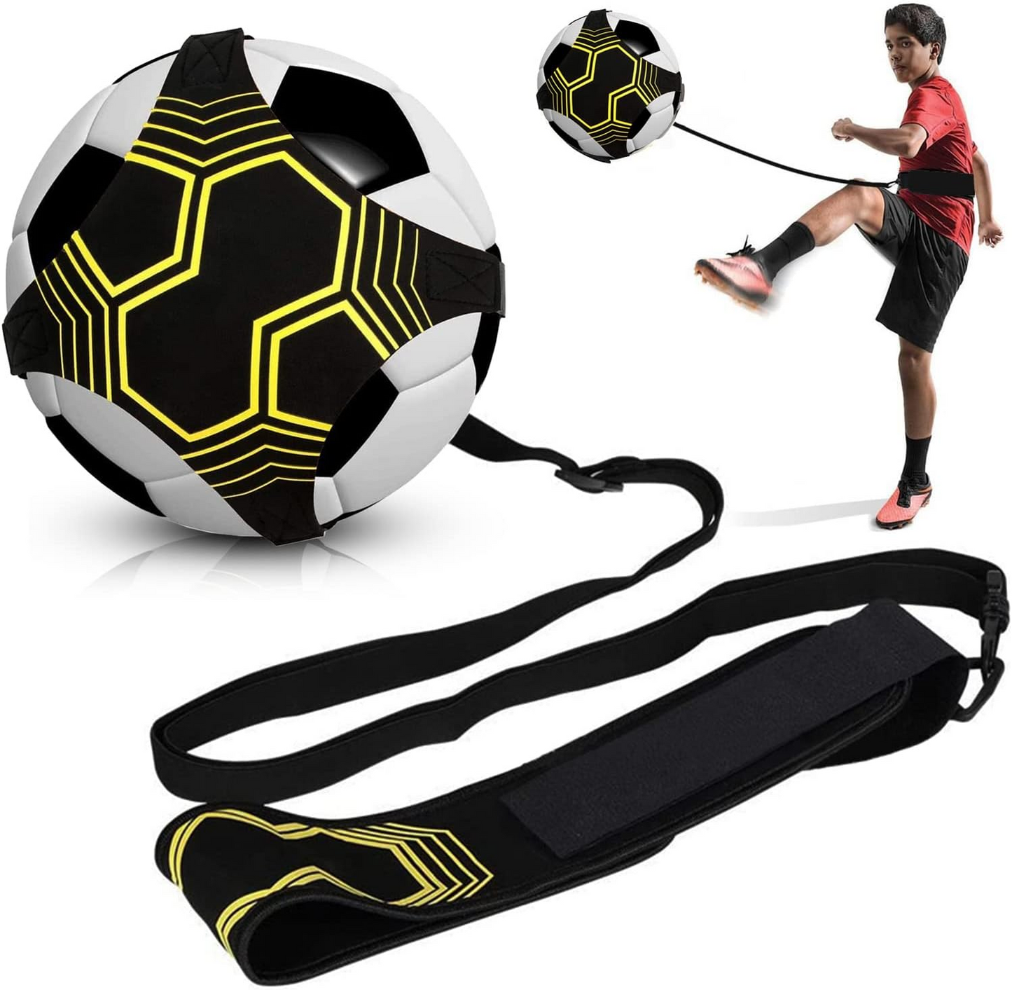 Football Kick Trainer Soccer Training Waist Belt Adjustable