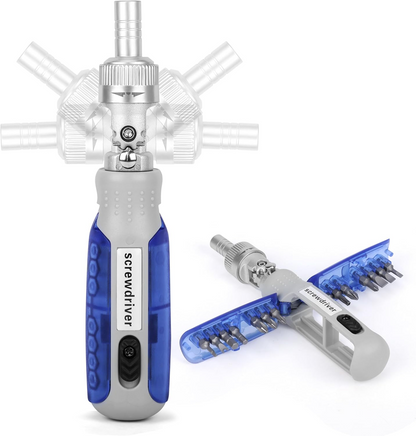 15 in 1 Magnetic Ratchet Screwdriver Set – Multi-Angle Adjustable Tool Kit for DIY Repairs