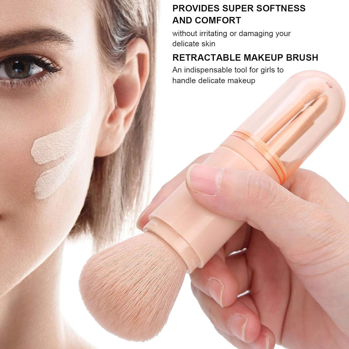 4-in-1 Portable Makeup Brush Set