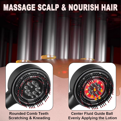 Laser Therapy Hair Growth Comb – Electric Scalp Massager & Hair Oil Applicator Waterproof