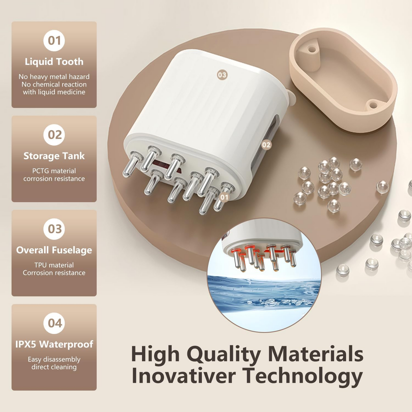 2 in 1 Electric Hair Oil Applicator and Scalp Massager