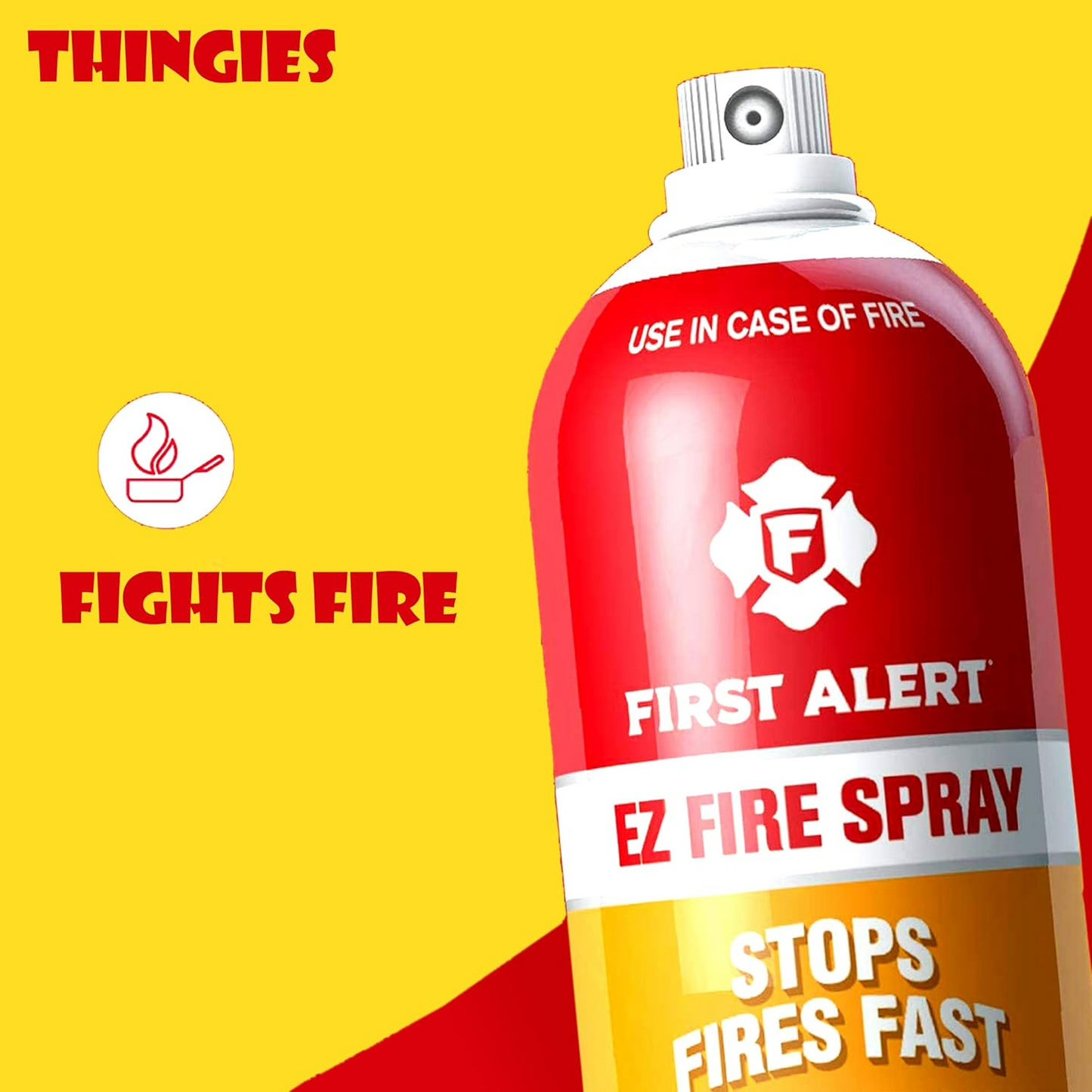 Fire Extinguisher Spray with Stand for Car and Home Use | Fire Stop Aluminium Spray