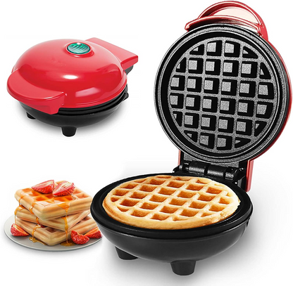 Round Non Stick Mini Waffle Maker