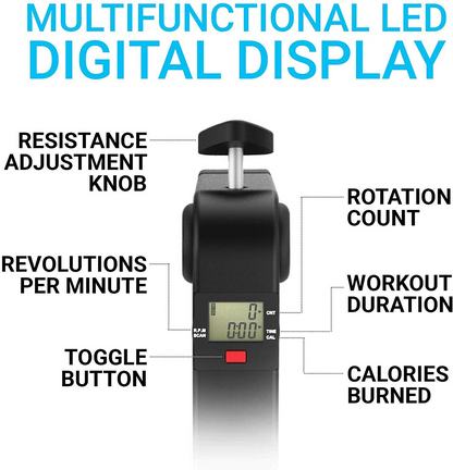 Sport Foldable Pedal Exerciser, Stationary Under Desk Exercise Equipment Arm/Leg/Foot Peddler Exercise