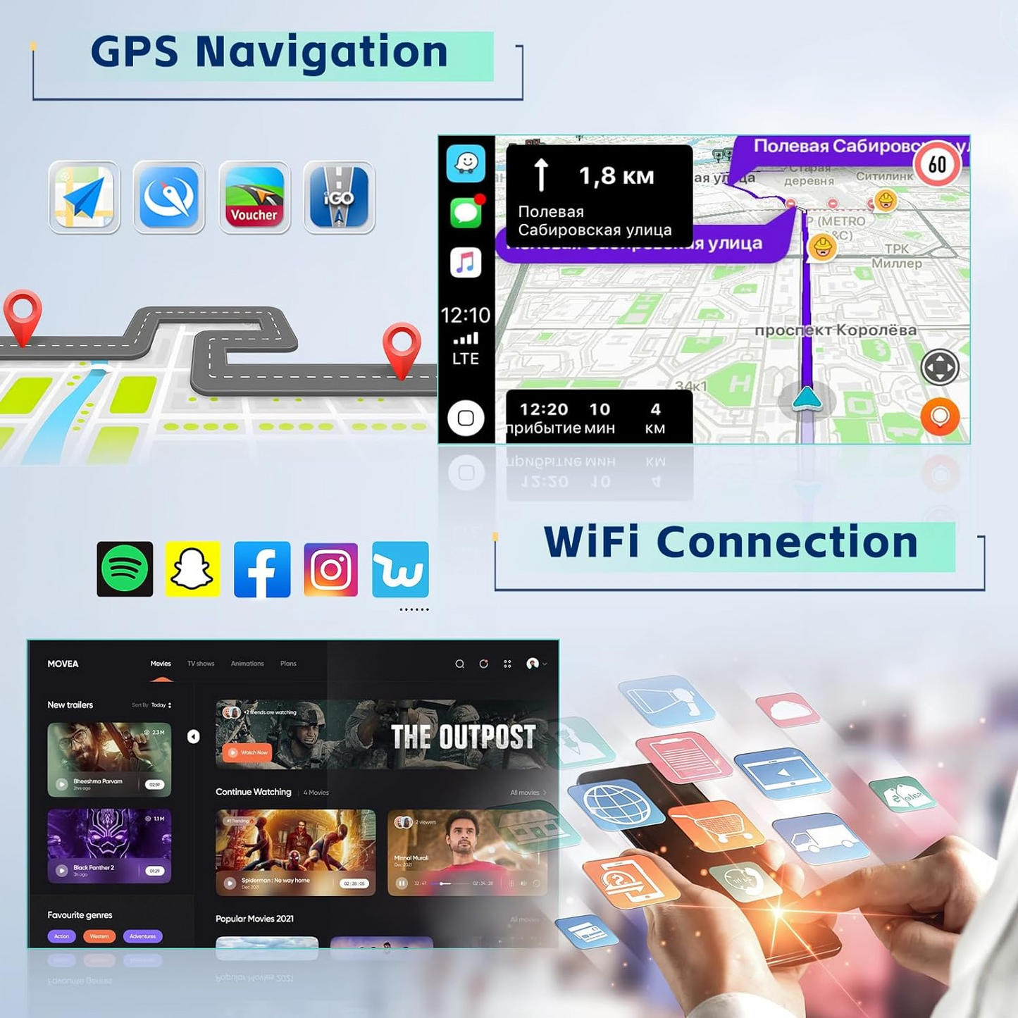 9 inch Car Android Radio Player 4GB/64GB