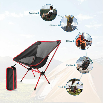Folding Camping Chair – Portable Foldable Outdoor Seat
