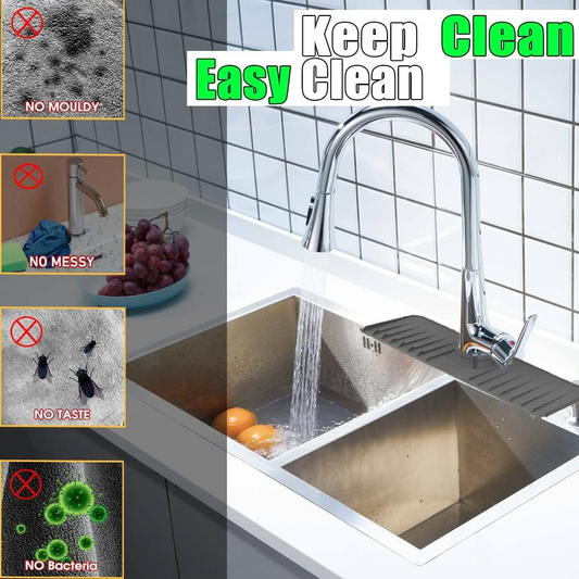 Surface Draining Mat Silicone Multipurpose Splash Proof Pad for Fauce