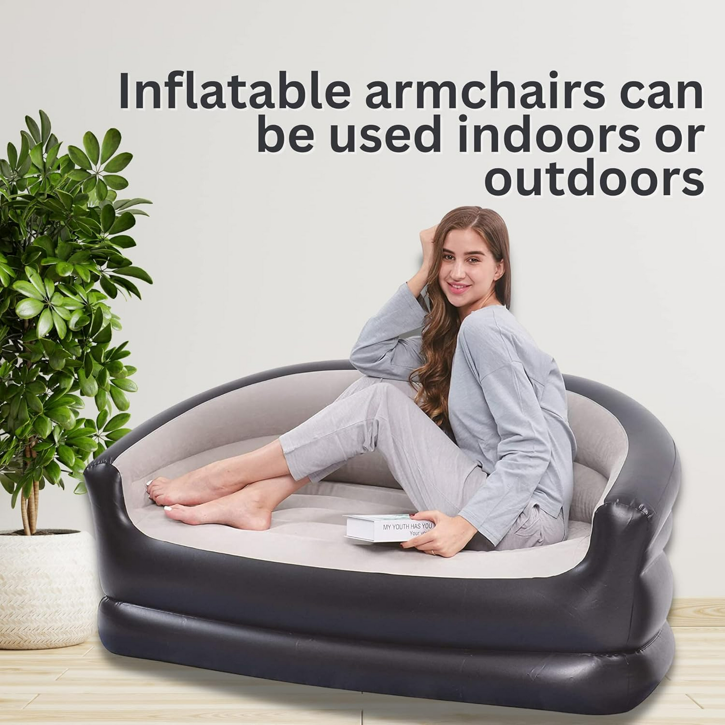 Deluxe Person Inflatable Sofa Chair