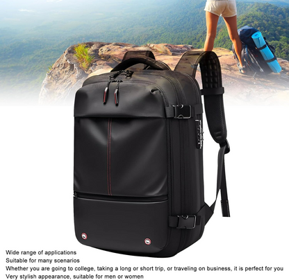 Vacuum Compression Travel Backpack with Pump – Space Saver Bag for Camping & Luggage