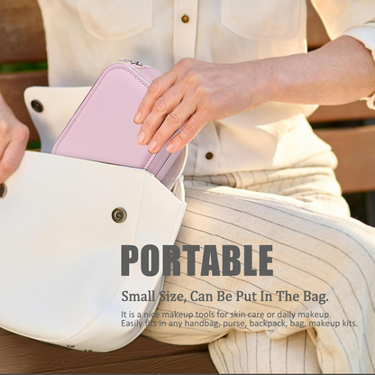 Travel Size LED Mirror & Beauty Makeup organiser Case