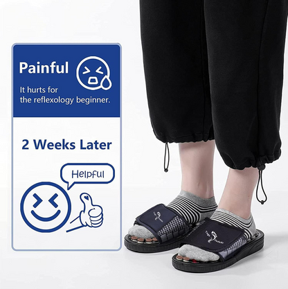 Unisex Acupressure Therapy Slippers – Pain Relief Foot Massager Sandals for Blood Circulation & Relaxation