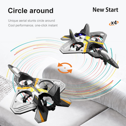 4XRC Jet Fighter Stunt RC Plane, Airplane 360° Drop-Resistant