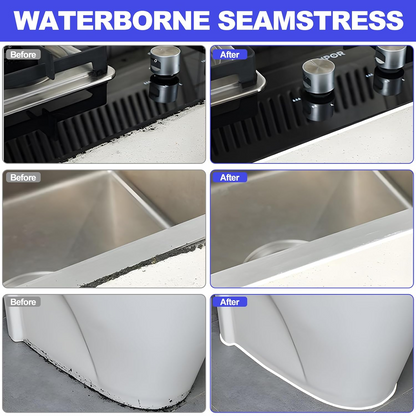 White Tile & Enamel Repair Kit – Waterproof, Quick-Dry with Spatula for Cracks & Scratches