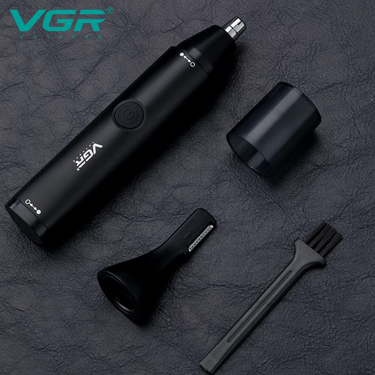 VGR V613 Ear, Nose & Eyebrow Trimmer – USB Rechargeable, Nose Clippers & Facial Grooming Tool