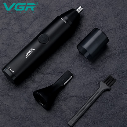 VGR V613 Ear, Nose & Eyebrow Trimmer – USB Rechargeable, Nose Clippers & Facial Grooming Tool