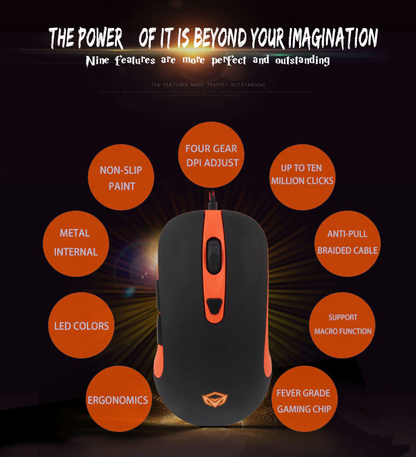 MeeTion GM30 Programmable Classic Gaming Mouse