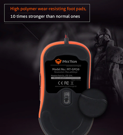 MeeTion GM30 Programmable Classic Gaming Mouse