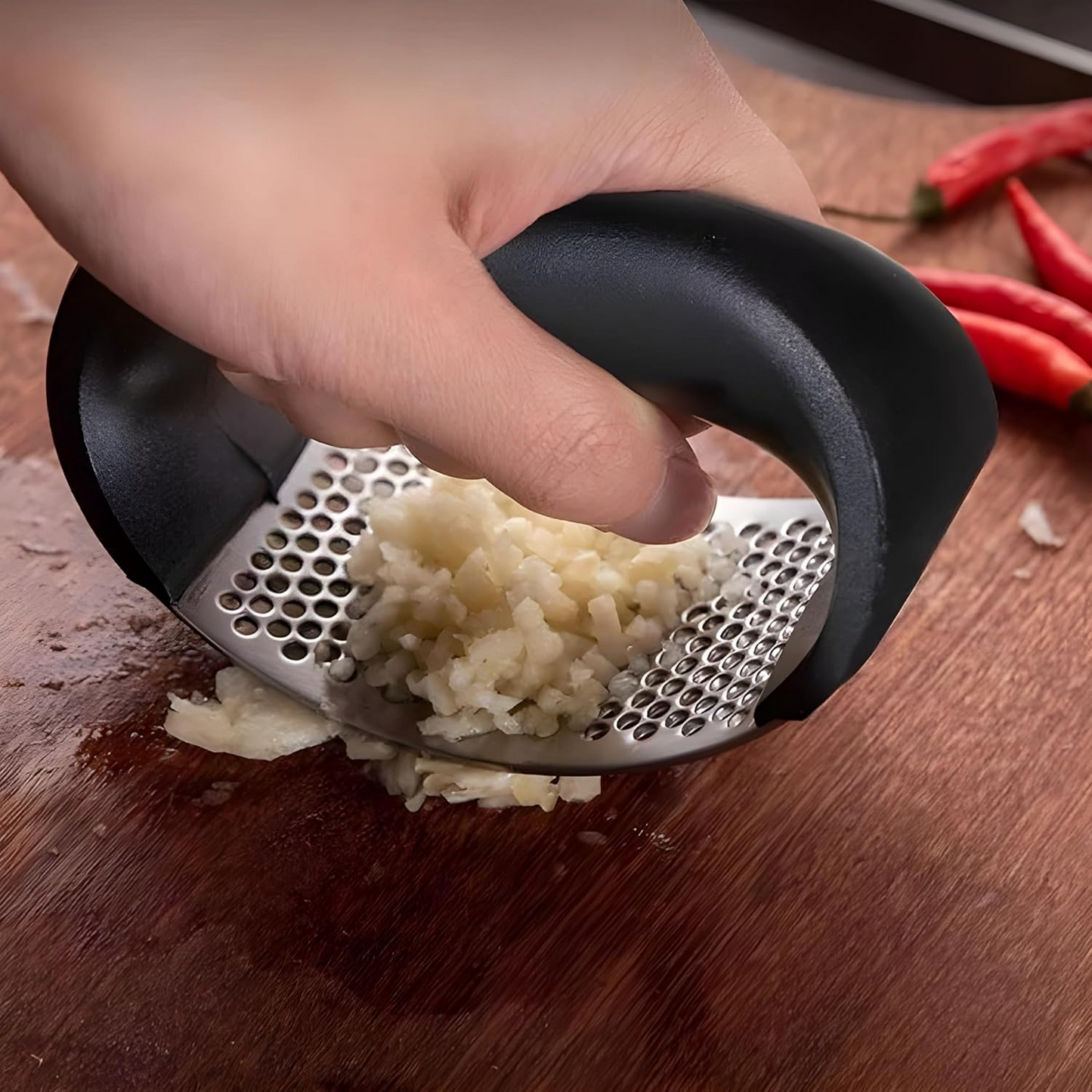 Garlic Press Garlic Crusher Kitchen Garlic Rocker |