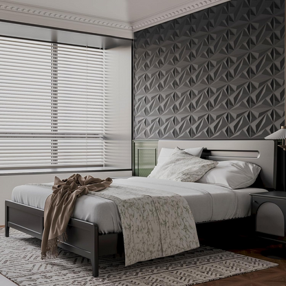 3D Black Diamond PVC Wall Panels