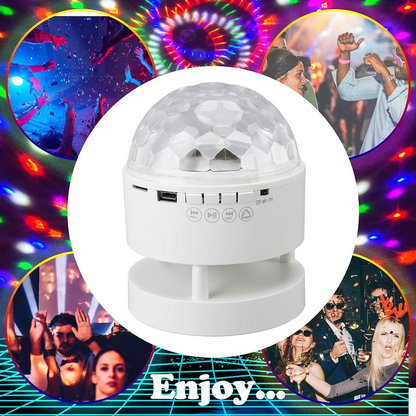 LED DISCO BALL WITH BUILT-IN SPEAKER ZJD-1250