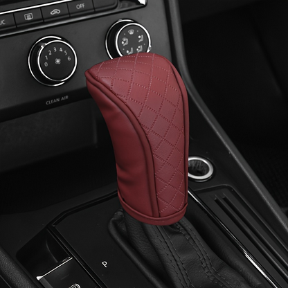 Universal  Leather Car Gear Knob Cover Anti Slip Cover Vitesse