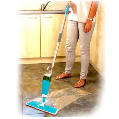 2 in 1 Spray Mop Window Cleaning Tool Lazy Magic Mop with 410ml Water Tank