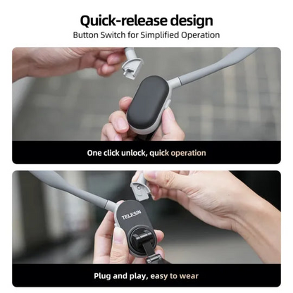 Magnetic Neck Mount for Phone Holder - TELESIN