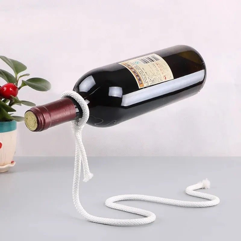 Wine Holder White Rope Or Metail Chain