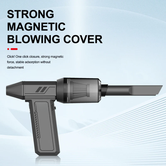 🌪️ 130,000 RPM Turbo Jet Fan – Handheld Air Blower & Vacuum ⚡🔋with LED Power Display