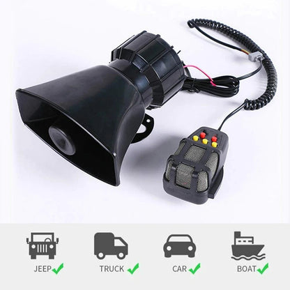 Car Siren Electronic Horn 100Watt
