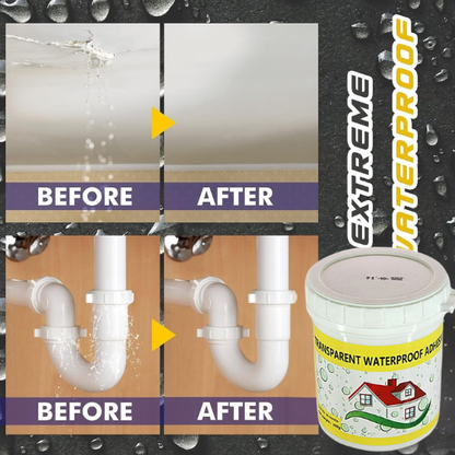 Transparent Waterproof Adhesive With Brush for Roof Leakage and Crack Sealing