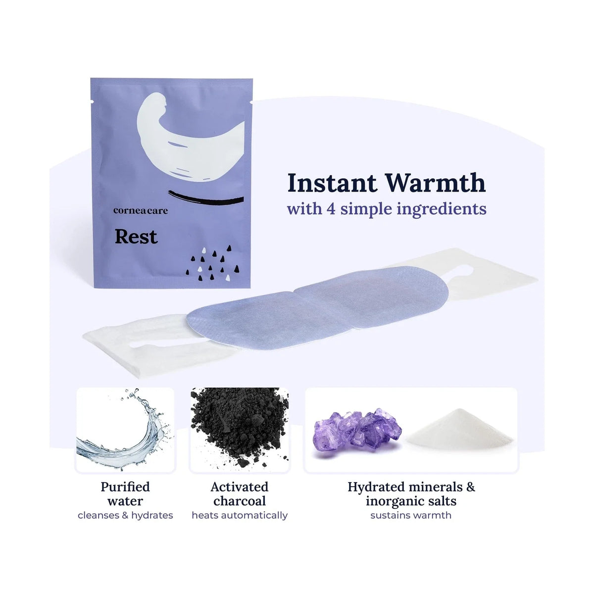 Corneacare Self Heating Warm Compress for Eyes HSA/FSA APPROVED