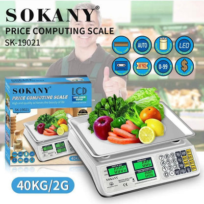 Sokany Price Computing Food Scale